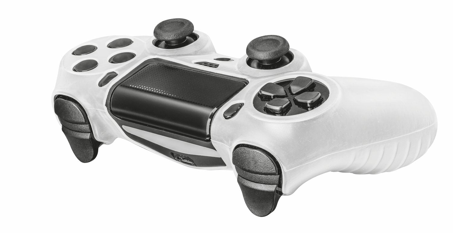 Trust GXT 744 - Étui en silicone pour manette PS4, Transparent Trust GXT 744 - Étui en silicone pour manette PS4, Transparent